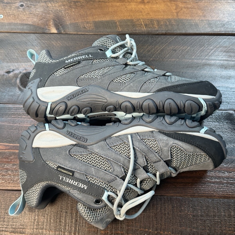 Merrell Alverstone Storm Gray Hiking Shoes UNISEX Womens‎ Size 11 Mens 9.5 NWOT - Picture 8 of 12